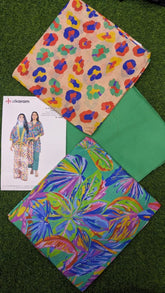 Alkaram Lawn | Unstitched Collection 3 Pieces Casual Wear| Summer Collection 2025 Collection Vol 1